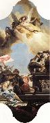 Giovanni Battista Tiepolo Erection of a Statue to an Emperor oil painting on canvas